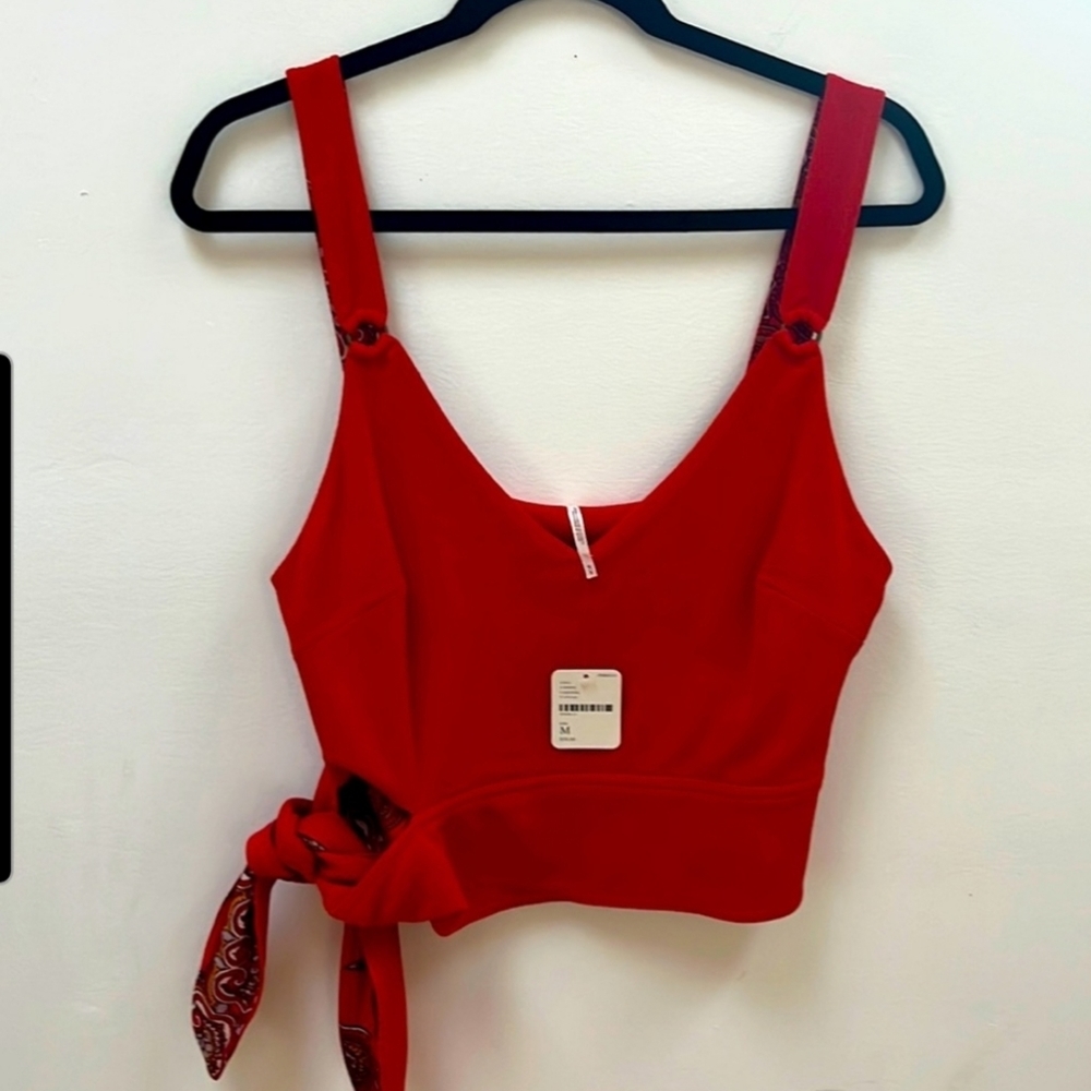 NWT Free People Paisley tank top M/L